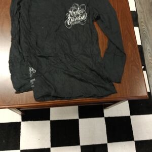 Harley-Davidson Black Long Sleeve Blouse